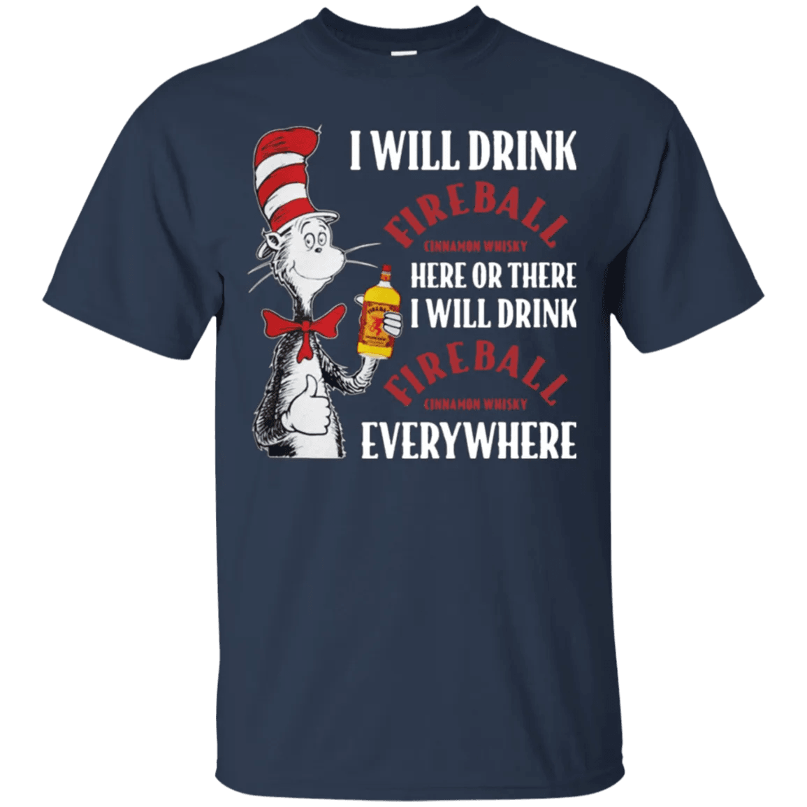 Cat In The Hat Fireball Shirt - WeCustomit