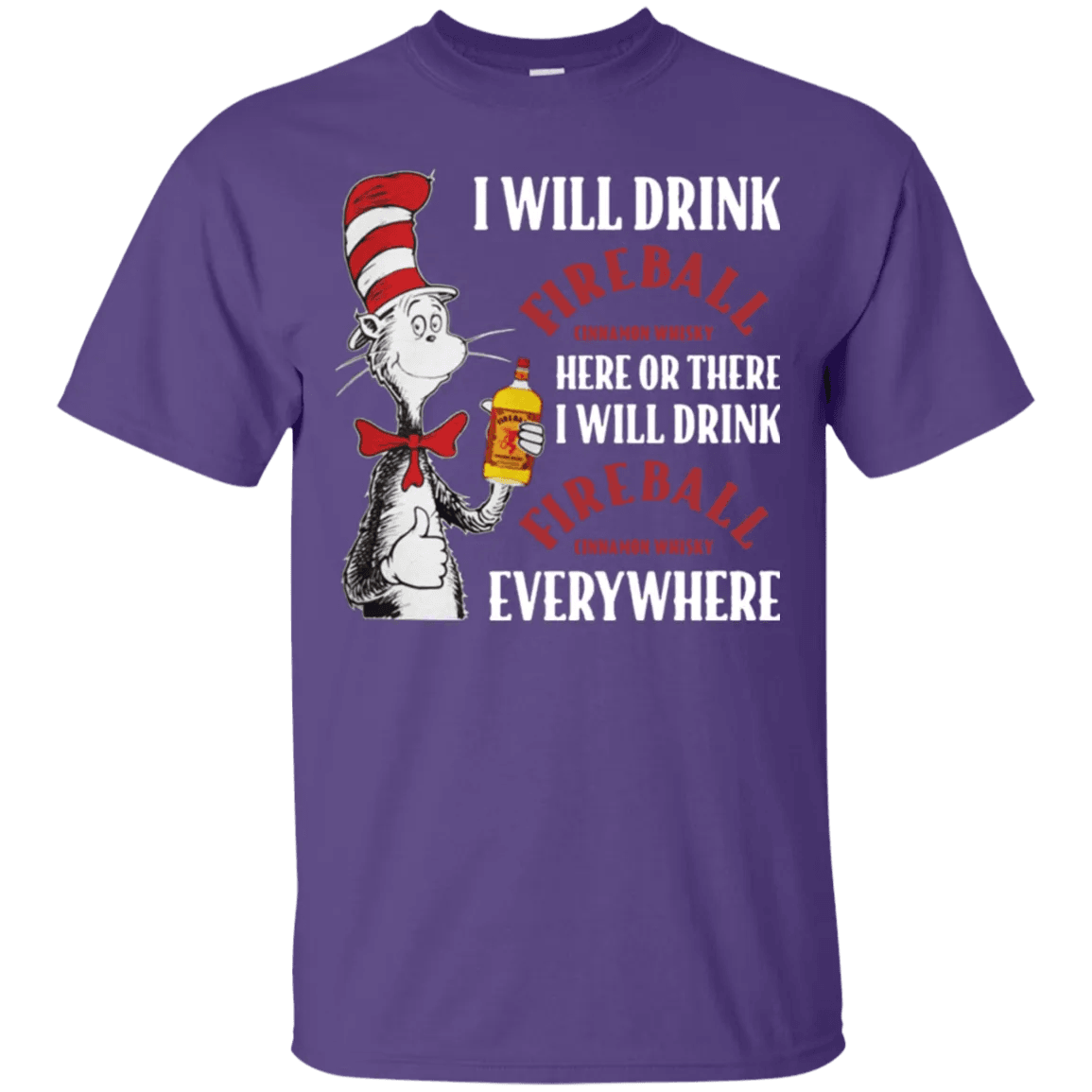 Cat In The Hat Fireball Shirt - WeCustomit