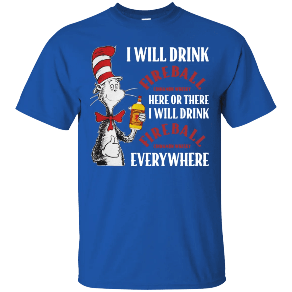 Cat In The Hat Fireball Shirt - WeCustomit