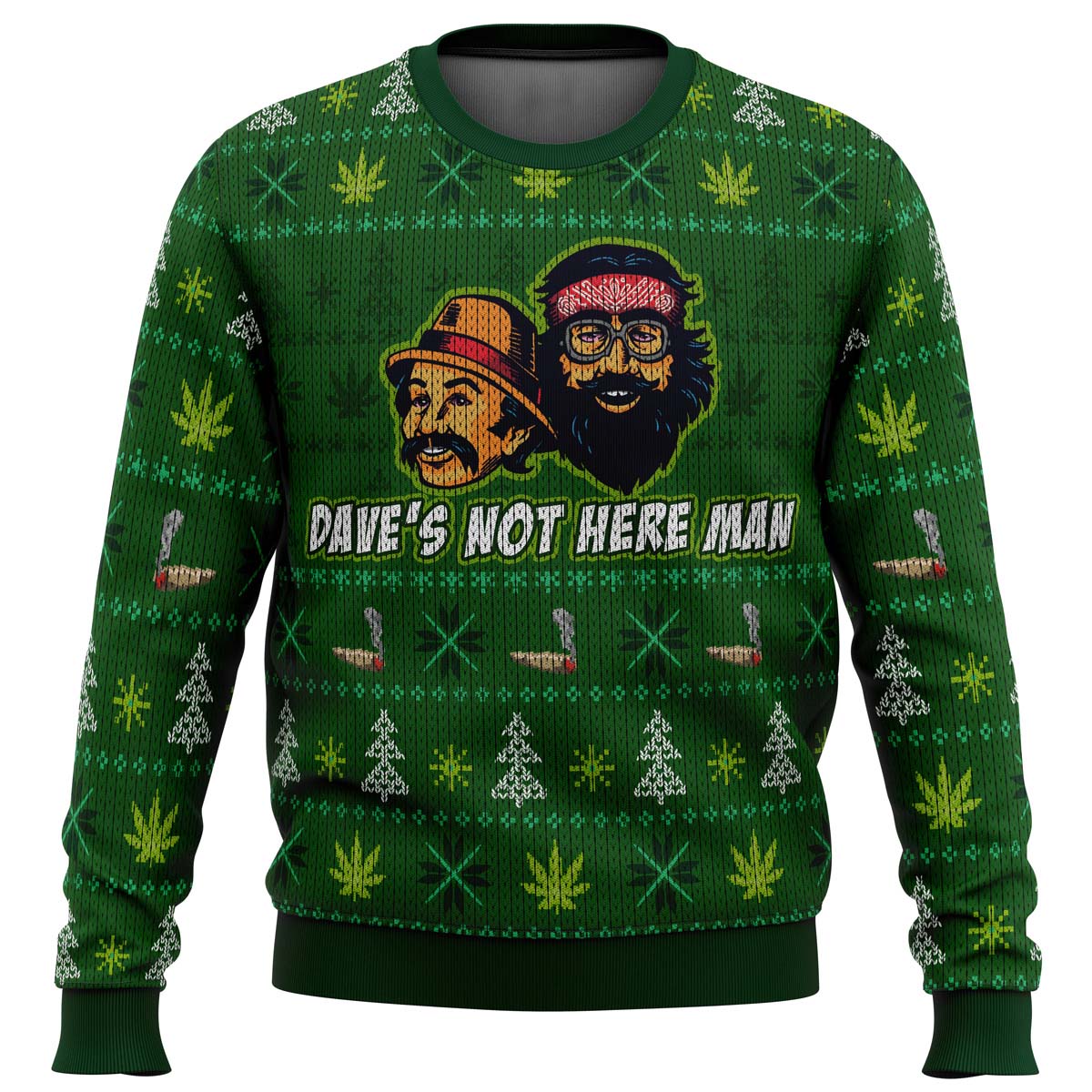 Cheech And Chong Ugly Christmas Sweater - WeCustomit