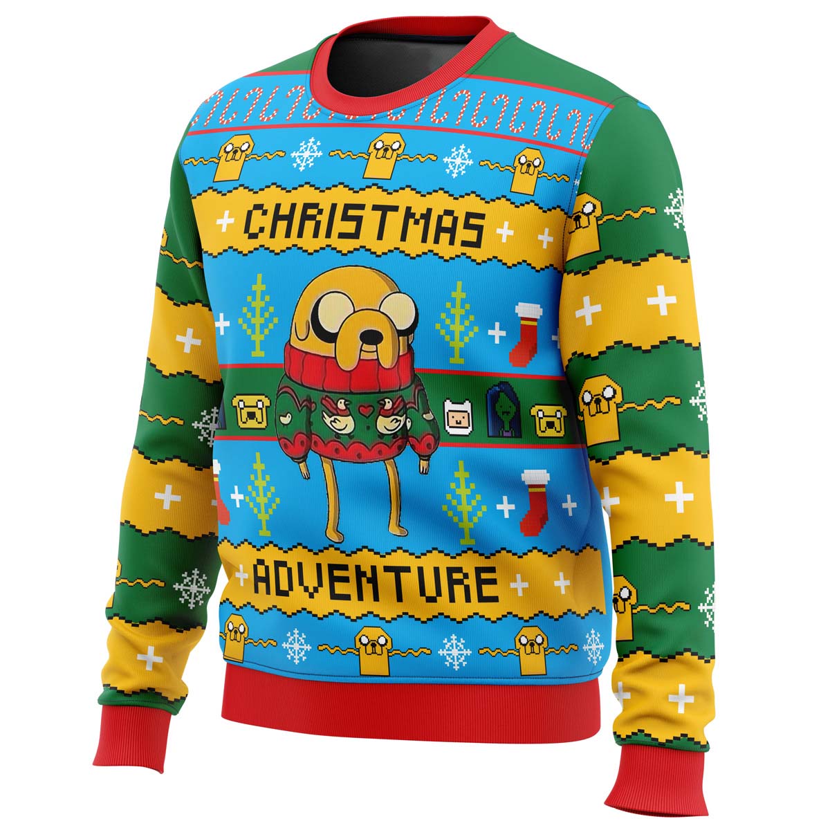 Christmas Adventure Time Ugly Christmas Sweater - WeCustomit