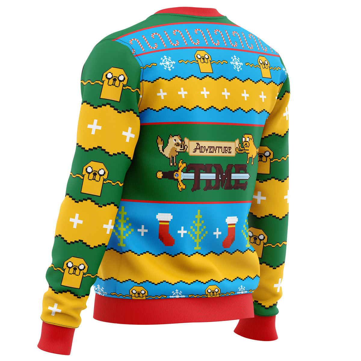 Christmas Adventure Time Ugly Christmas Sweater - WeCustomit