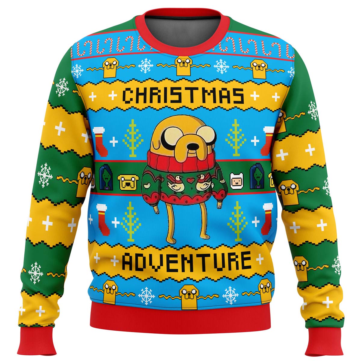 Christmas Adventure Time Ugly Christmas Sweater - WeCustomit