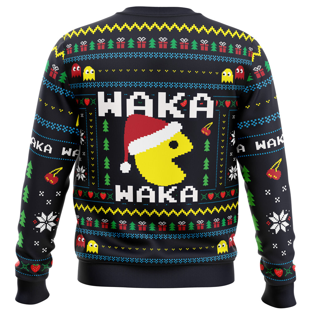 Christmas Arcade Pac-Man Ugly Christmas Sweater - WeCustomit