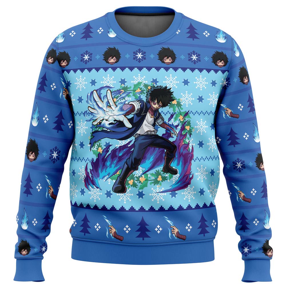 Christmas Dabi My Hero Academia Ugly Christmas Sweater - WeCustomit