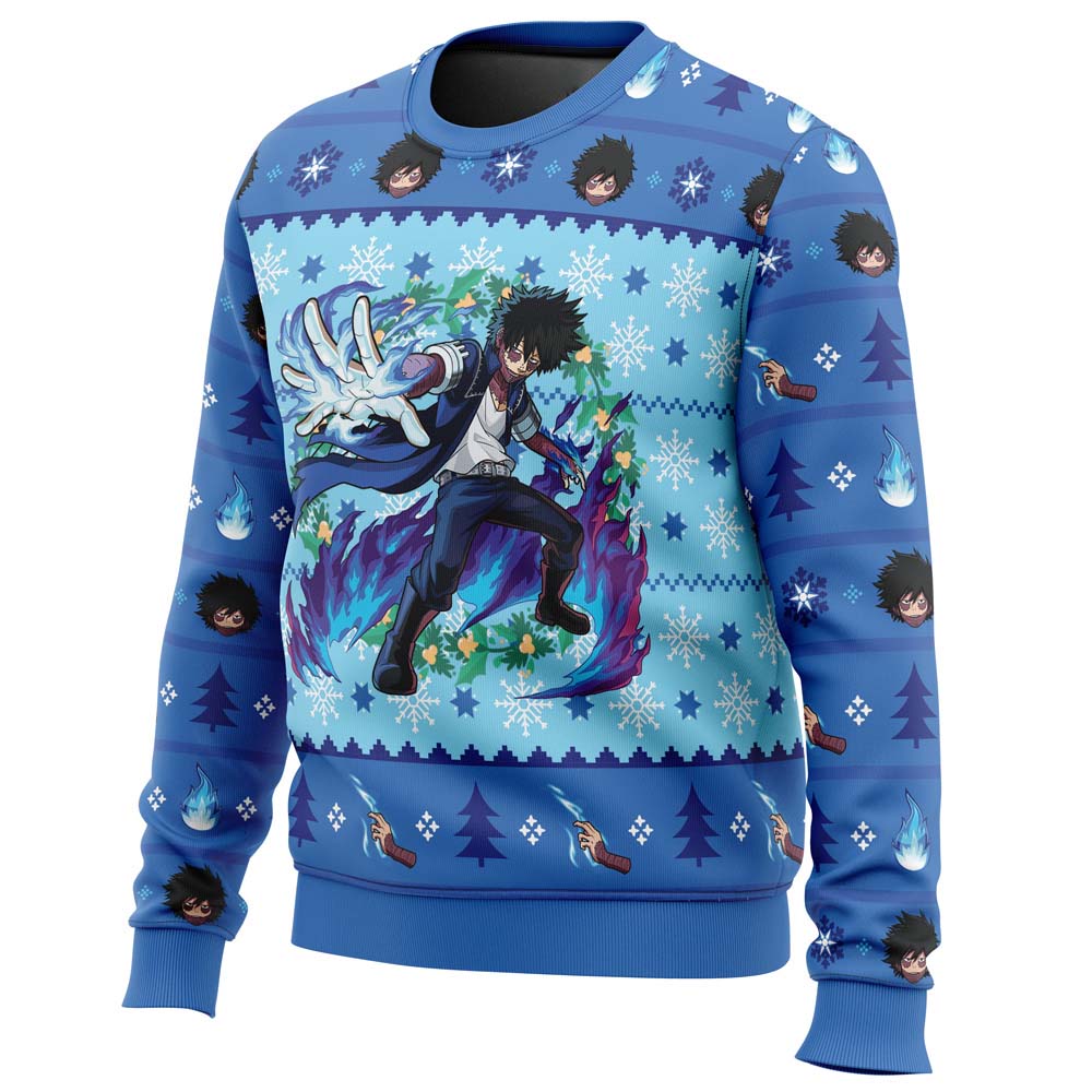 Christmas Dabi My Hero Academia Ugly Christmas Sweater - WeCustomit