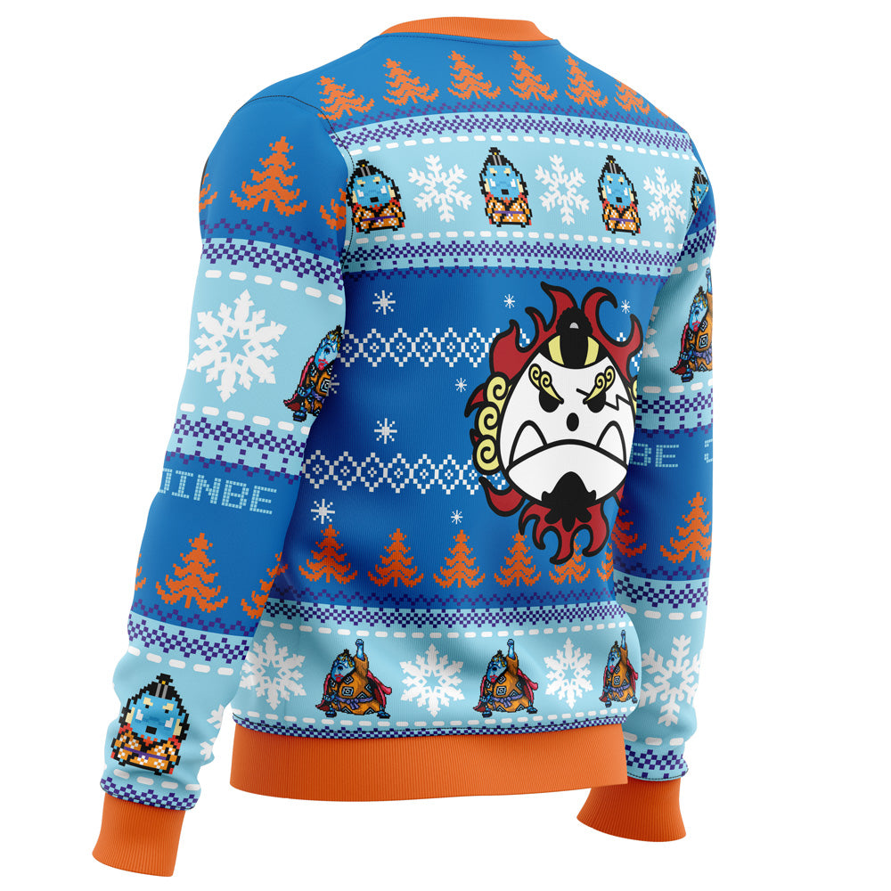 Christmas Jinbe One Piece Ugly Christmas Sweater - WeCustomit