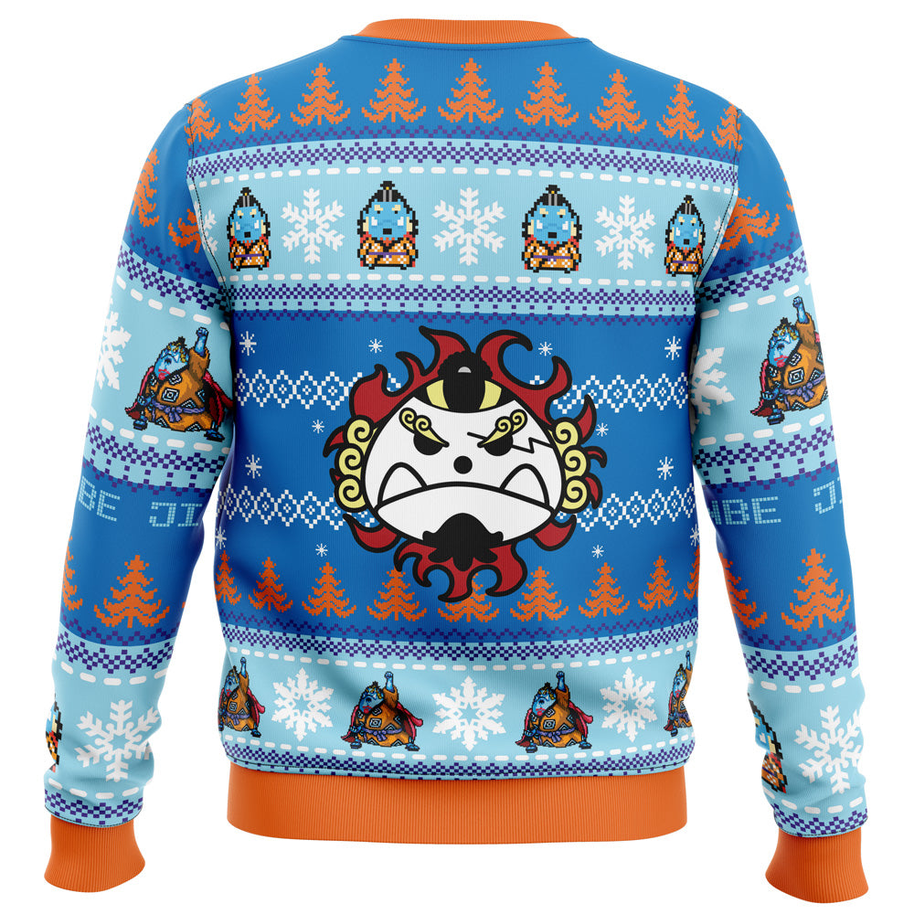 Christmas Jinbe One Piece Ugly Christmas Sweater - WeCustomit