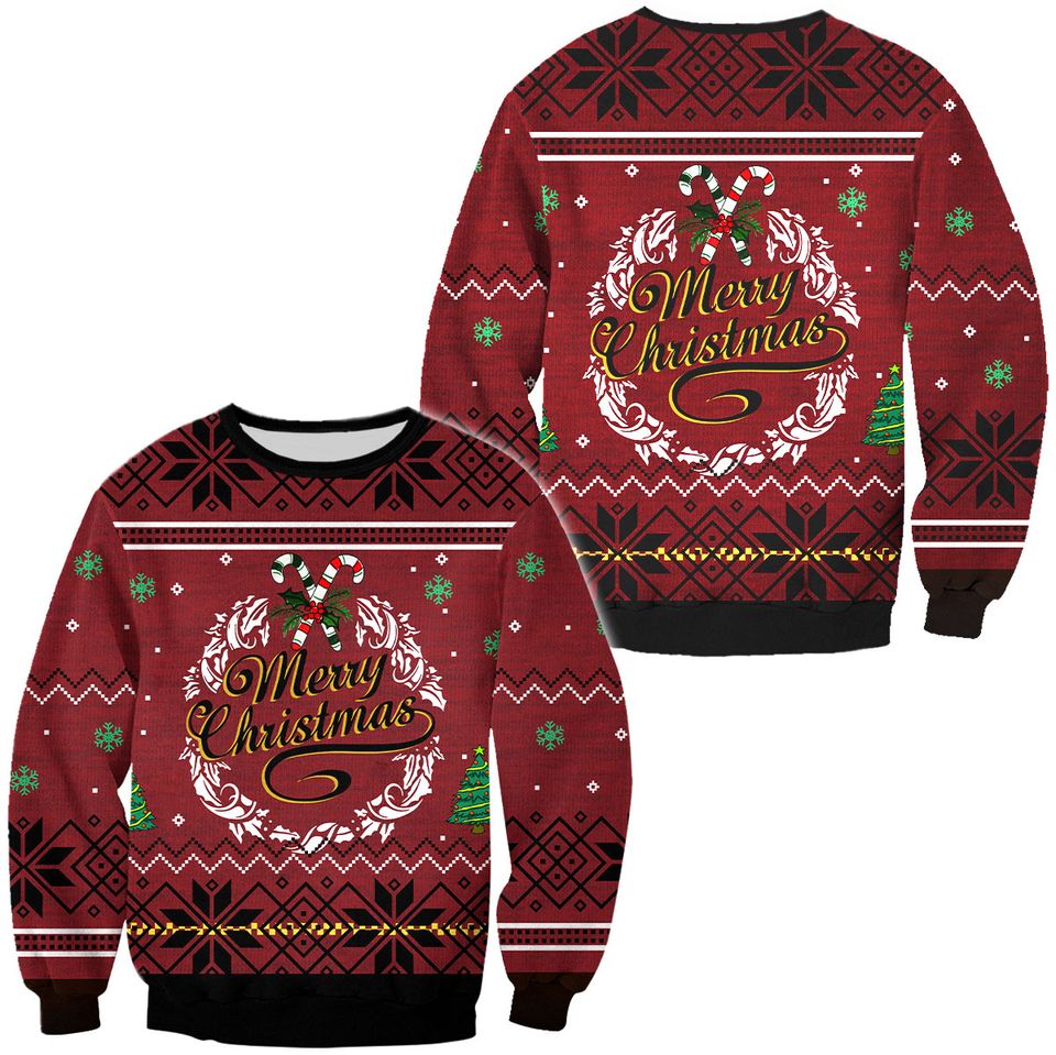 Green Jumpers Ugly Christmas Sweater For Men & Women Christmas Gift Sweater BH631 - WeCustomit