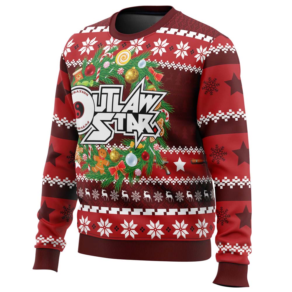 Christmas Time Outlaw Star Ugly Christmas Sweater - WeCustomit