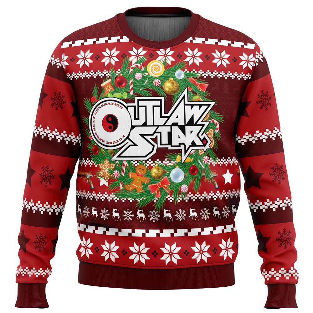 Christmas Time Outlaw Star Ugly Christmas Sweater - WeCustomit