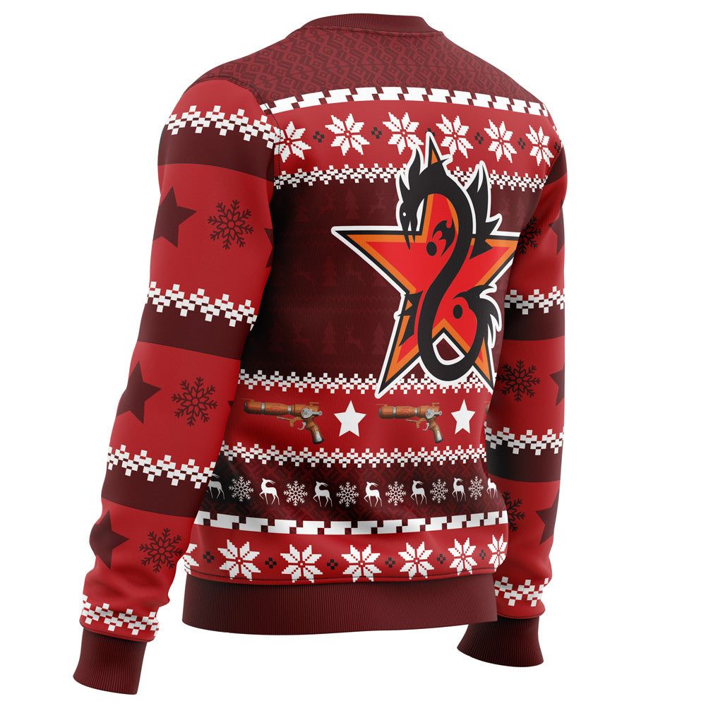 Christmas Time Outlaw Star Ugly Christmas Sweater - WeCustomit