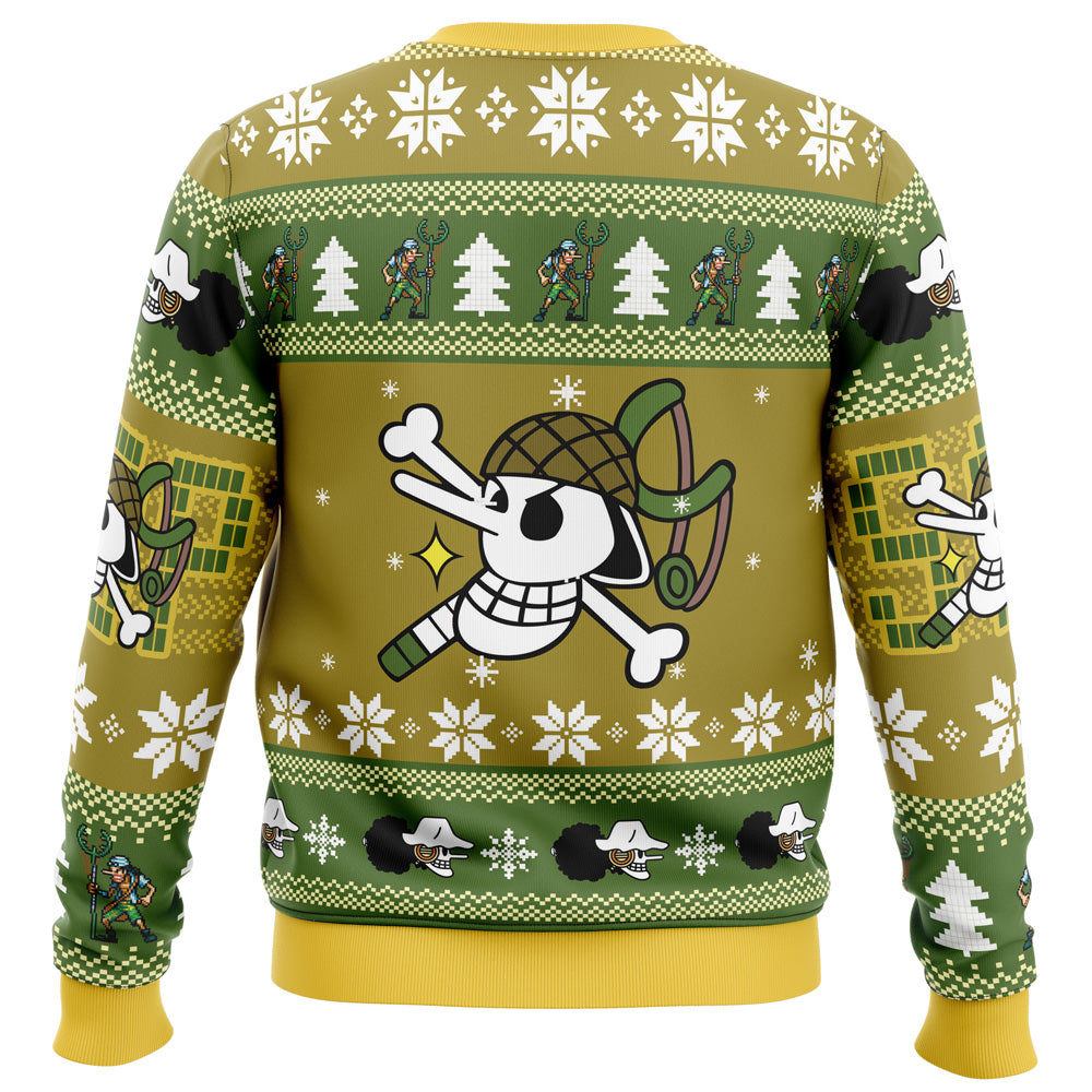 Christmas Usopp One Piece Ugly Christmas Sweater - WeCustomit