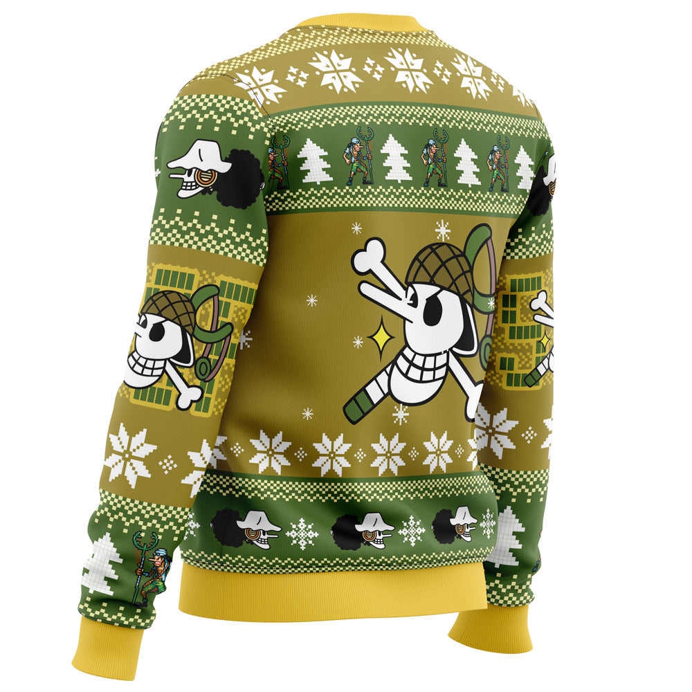 Christmas Usopp One Piece Ugly Christmas Sweater - WeCustomit