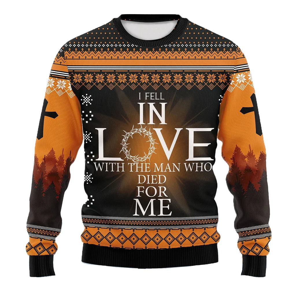 Jesus Faith Ugly Christmas Sweater For Men & Women Christmas Gift Sweater US4190 - WeCustomit