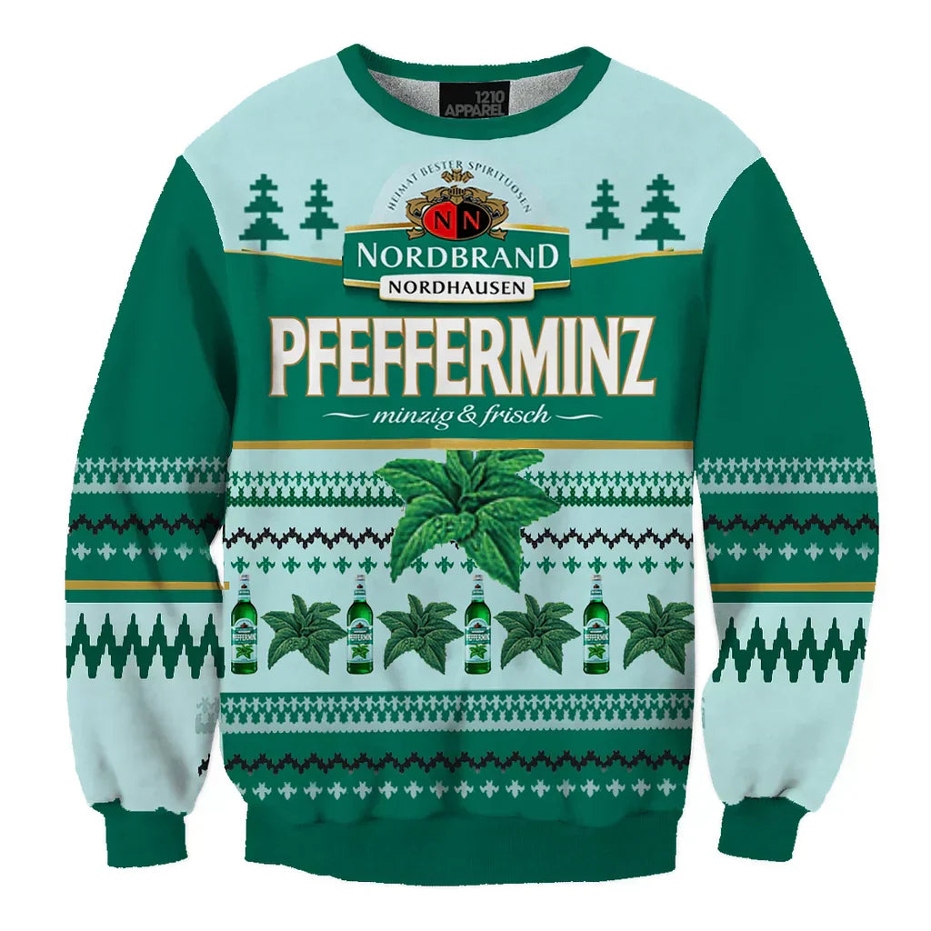 Unisex NB-PFminz 3D Ugly Christmas Sweater For Men & Women Christmas Gift Sweater BH1161 - WeCustomit