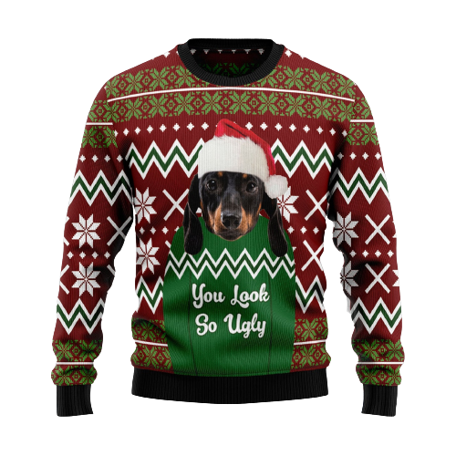 You Look So Ugly Ugly Christmas Sweater For Men & Women Christmas Gift Sweater US14671 - WeCustomit