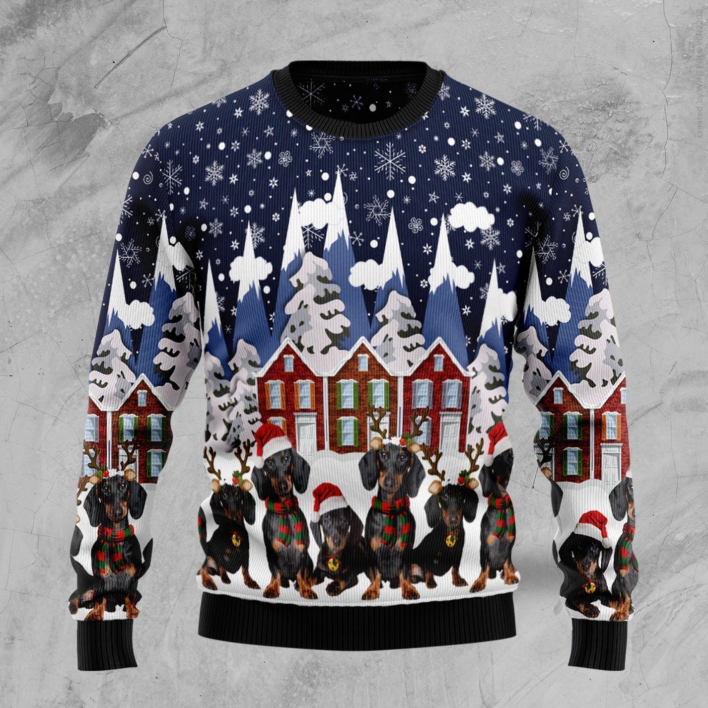 Dog Family Ugly Christmas Sweater For Men & Women Christmas Gift Sweater US1492 - WeCustomit