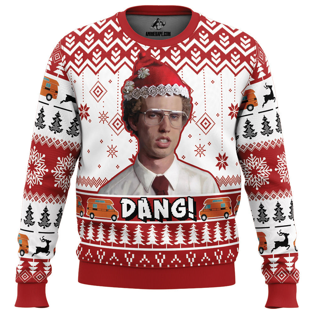 Dang! Napoleon Dynamite Ugly Christmas Sweater - WeCustomit