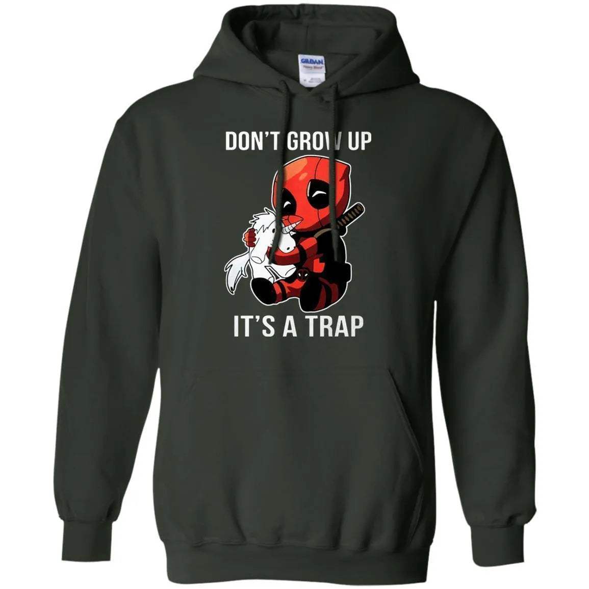 Deadpool Don't Grow Up It's A Trap Hoodie - WeCustomit