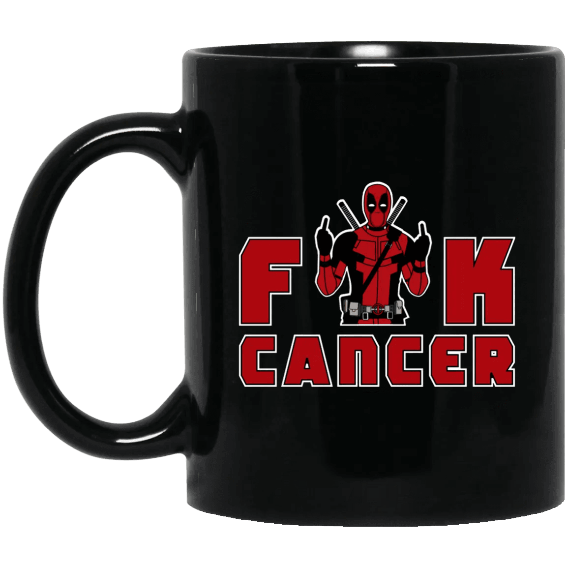 Deadpool Fuck Cancer Mug - WeCustomit
