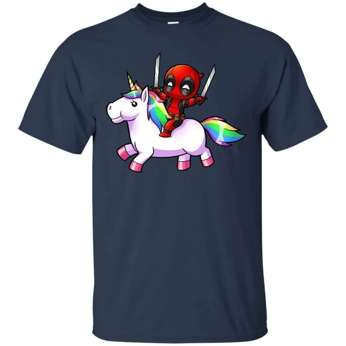 Deadpool Riding Unicorn Shirt - WeCustomit