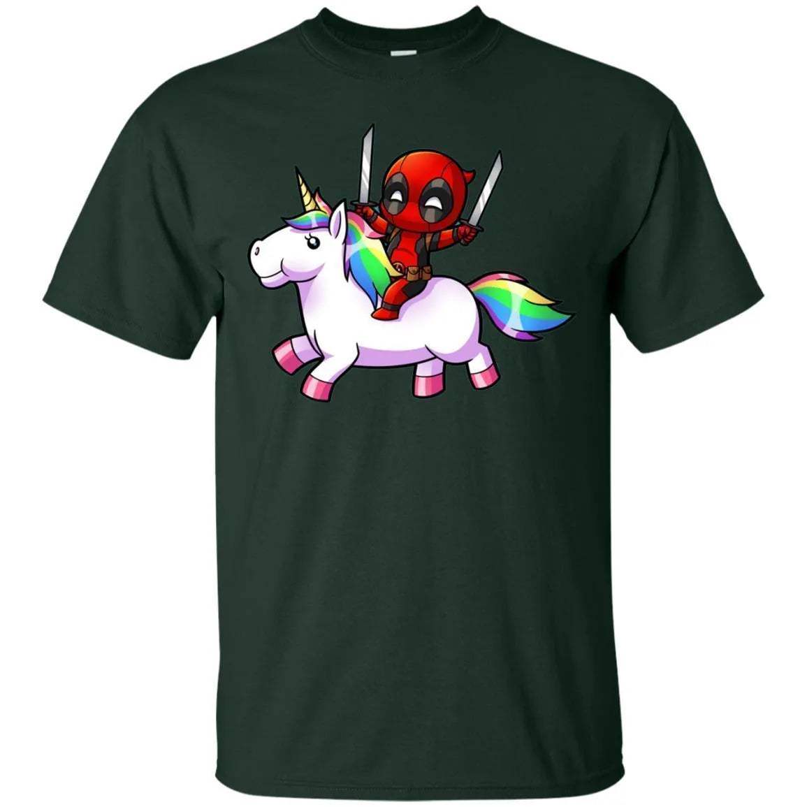 Deadpool Riding Unicorn Shirt - WeCustomit