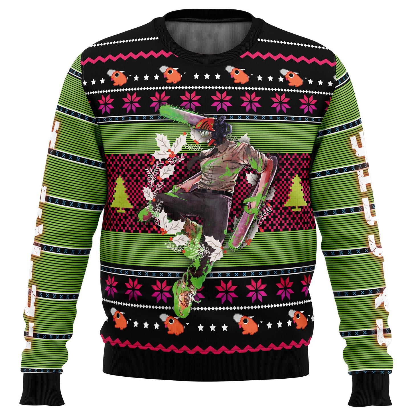 Denji Chainsaw Man Ugly Christmas Sweater - WeCustomit