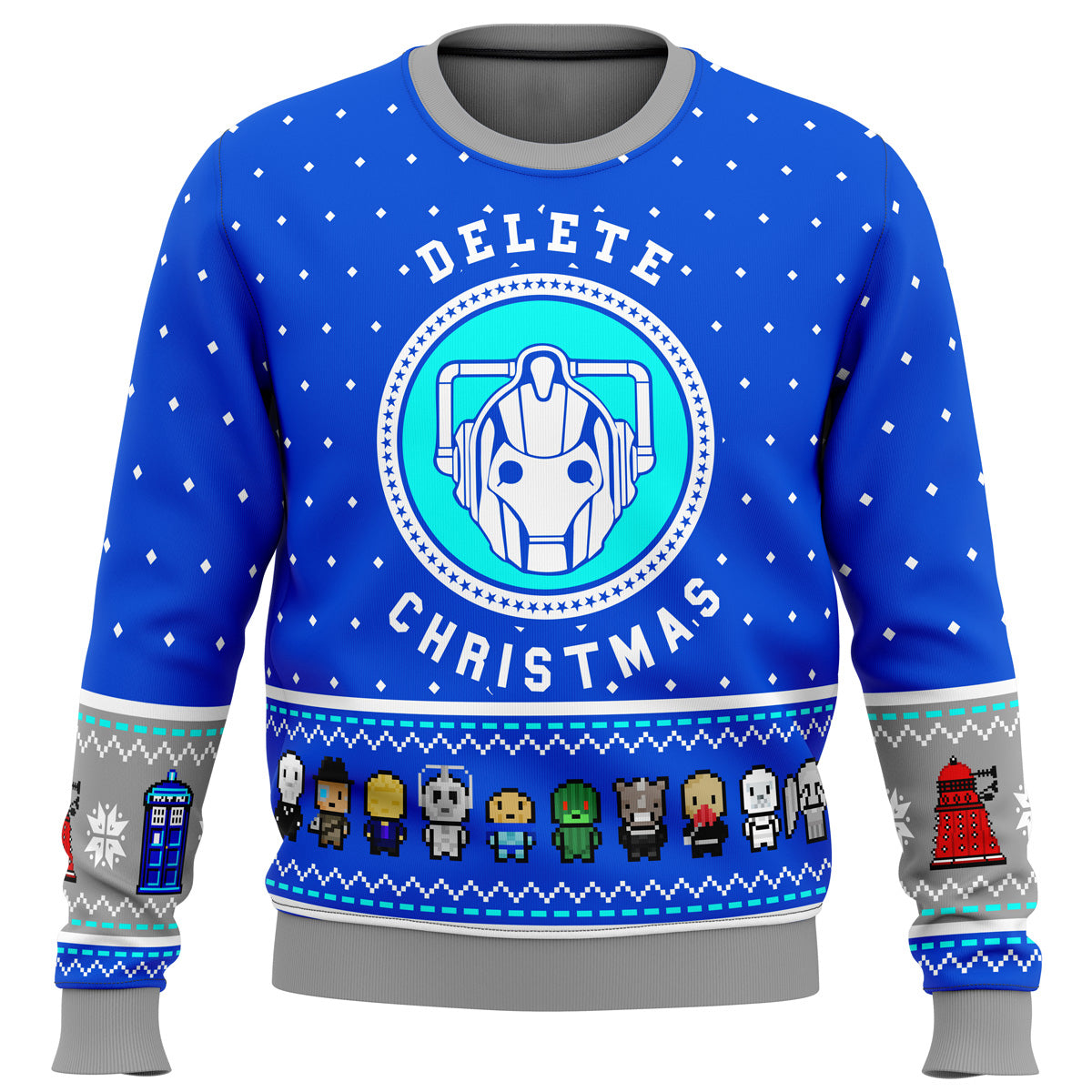 Dr Who Dalek Ugly Christmas Sweater - WeCustomit