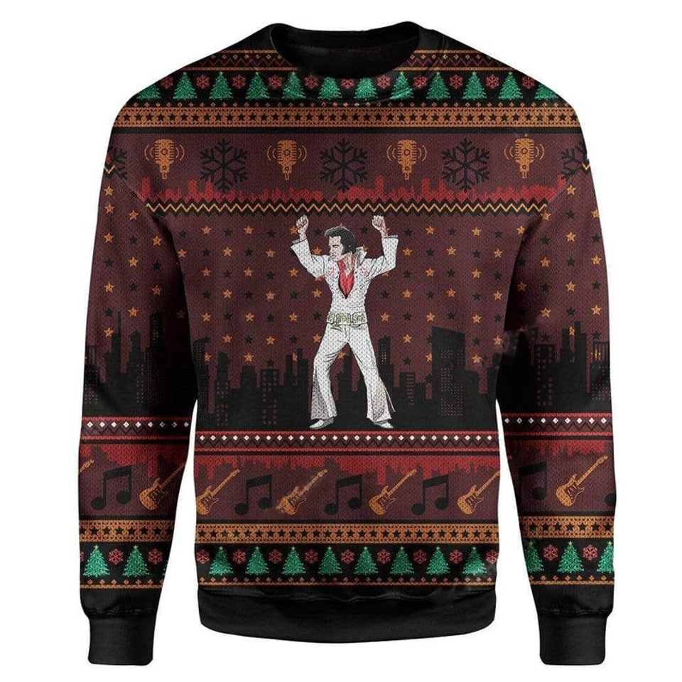 Dancing Merry Christmas Ugly Christmas Sweater For Men & Women Christmas Gift Sweater PT1480 - WeCustomit