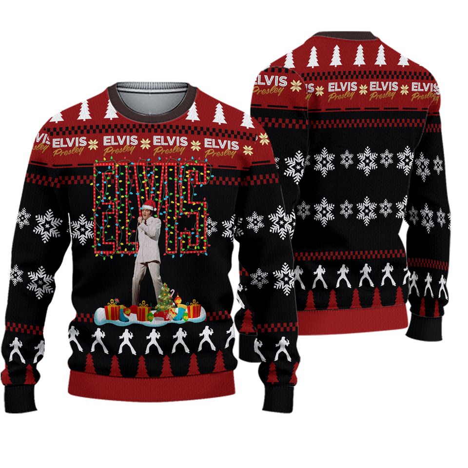 El.vis Pre.sley Christmas Without You Ugly Christmas Sweater For Men & Women Christmas Gift Sweater BH622 - WeCustomit
