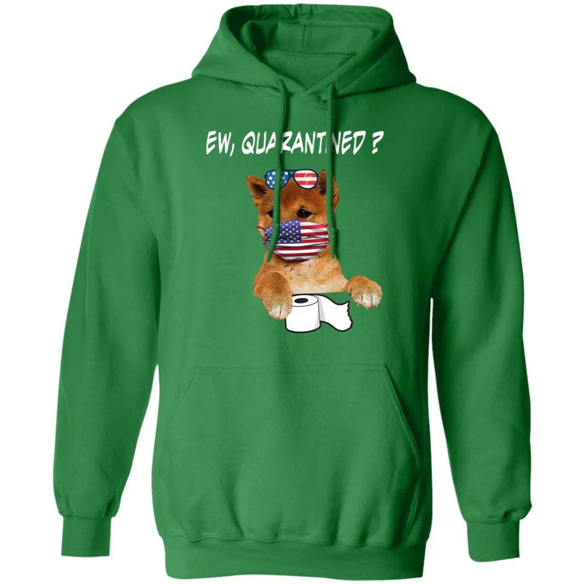 Ew Quarantined Shiba Inu Face Mask Hoodie - WeCustomit
