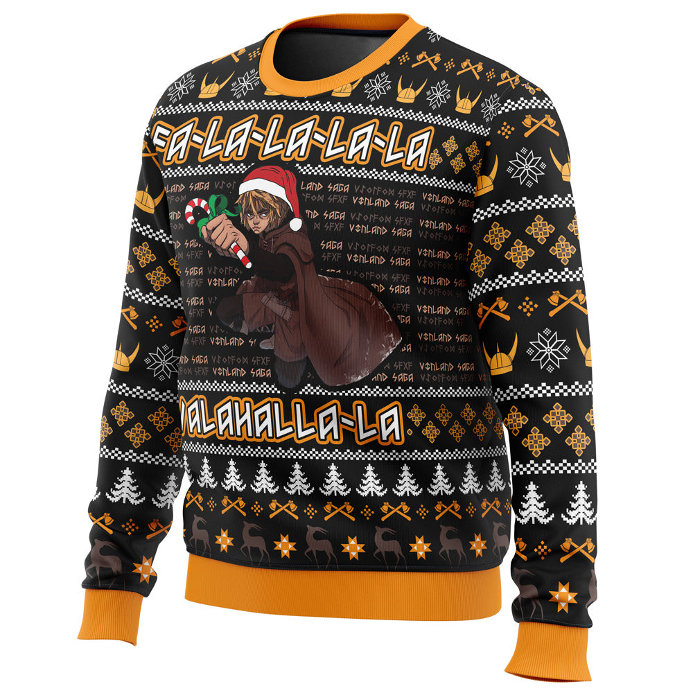 Falalala Valahalla Vinland Saga Christmas Sweater - WeCustomit