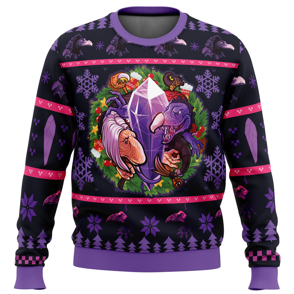 Fantasy Puppet Christmas Dark Crystal Ugly Christmas Sweater - WeCustomit