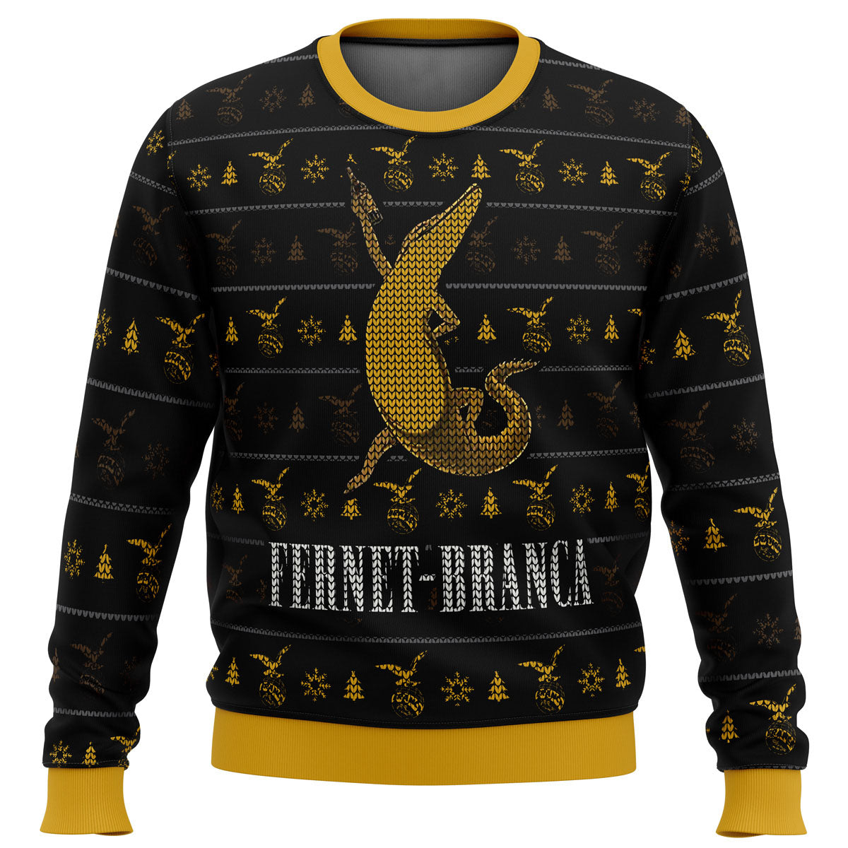 Fernet Branca Ugly Christmas Sweater - WeCustomit
