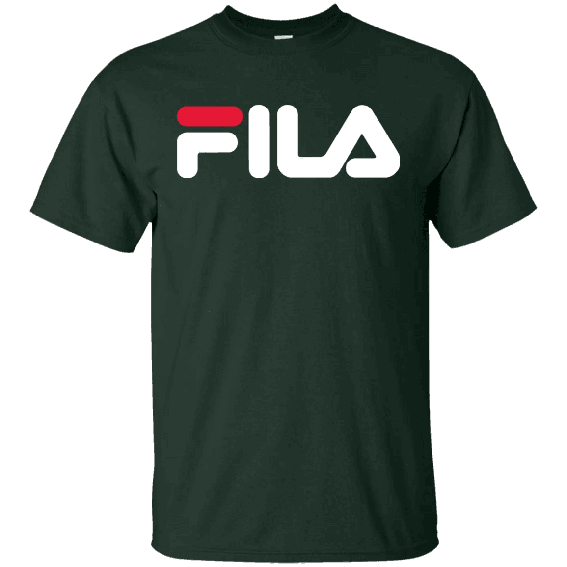 Fila Shirt Red White Logo - WeCustomit