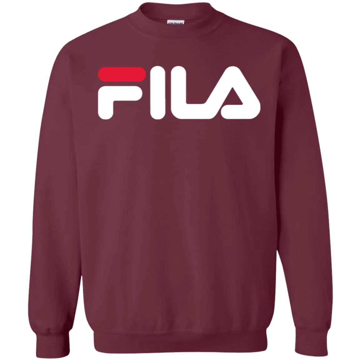 Fila Sweater Red White Logo - WeCustomit