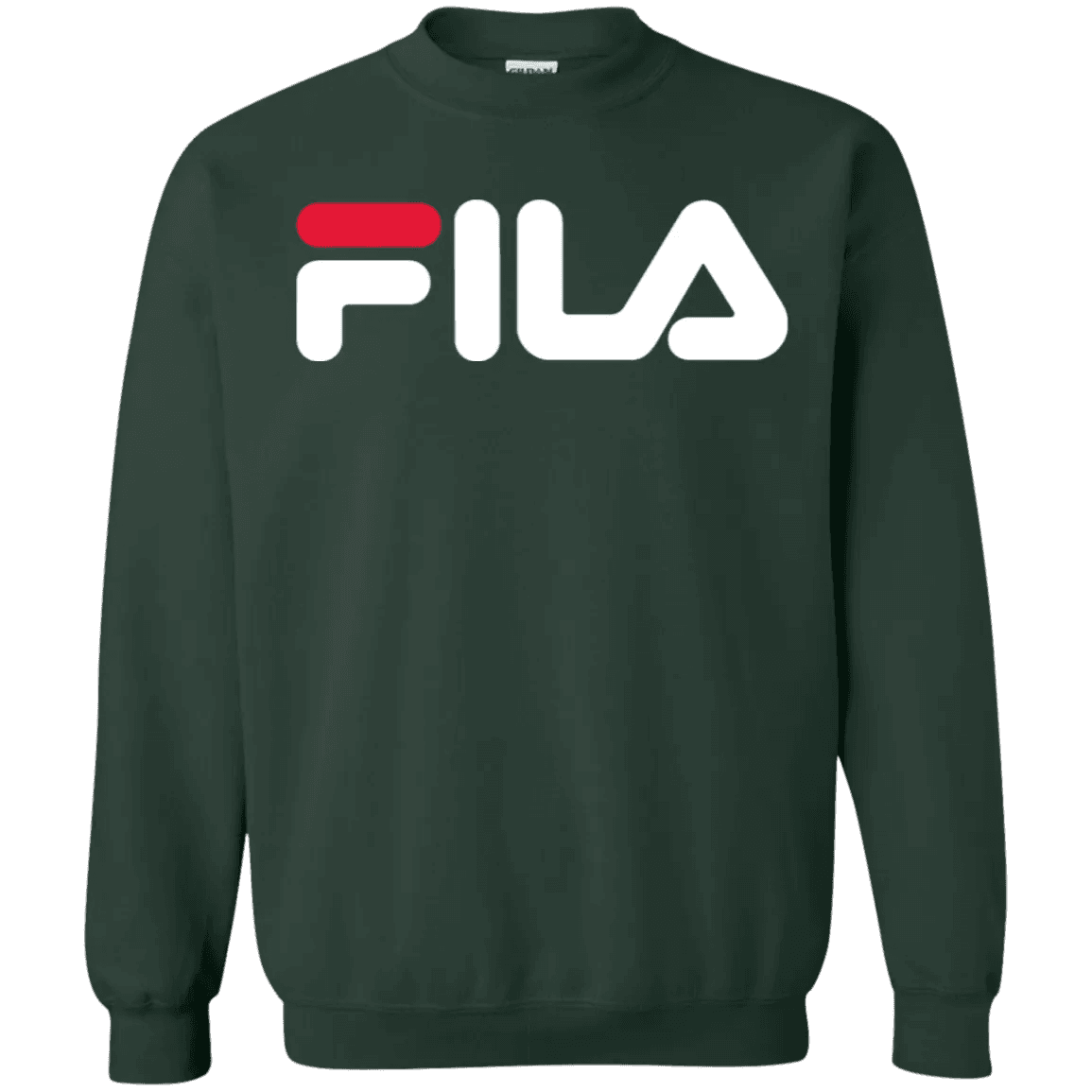 Fila Sweater Red White Logo - WeCustomit