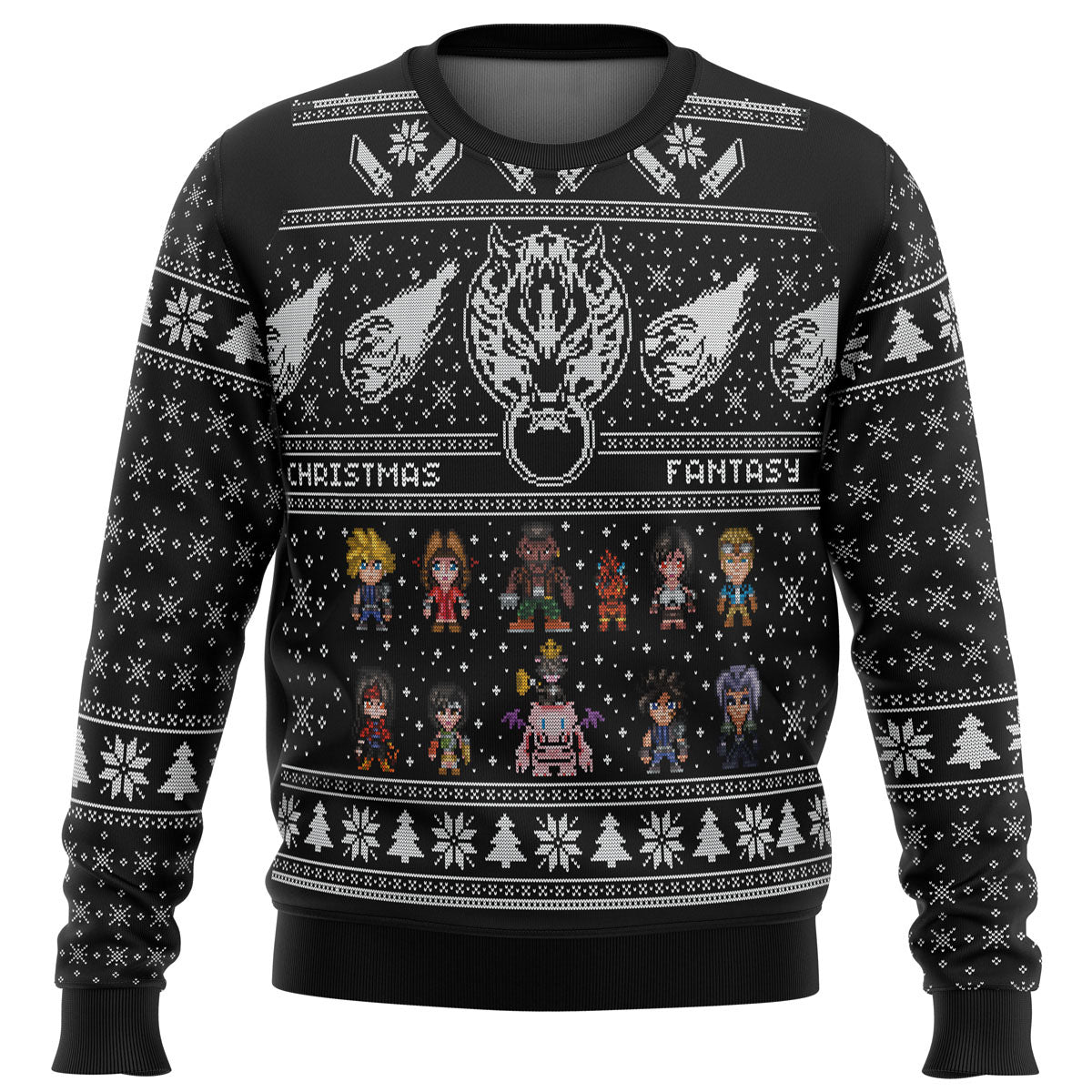 Final Fantasy 7 VII FF7 Ugly Christmas Sweater - WeCustomit