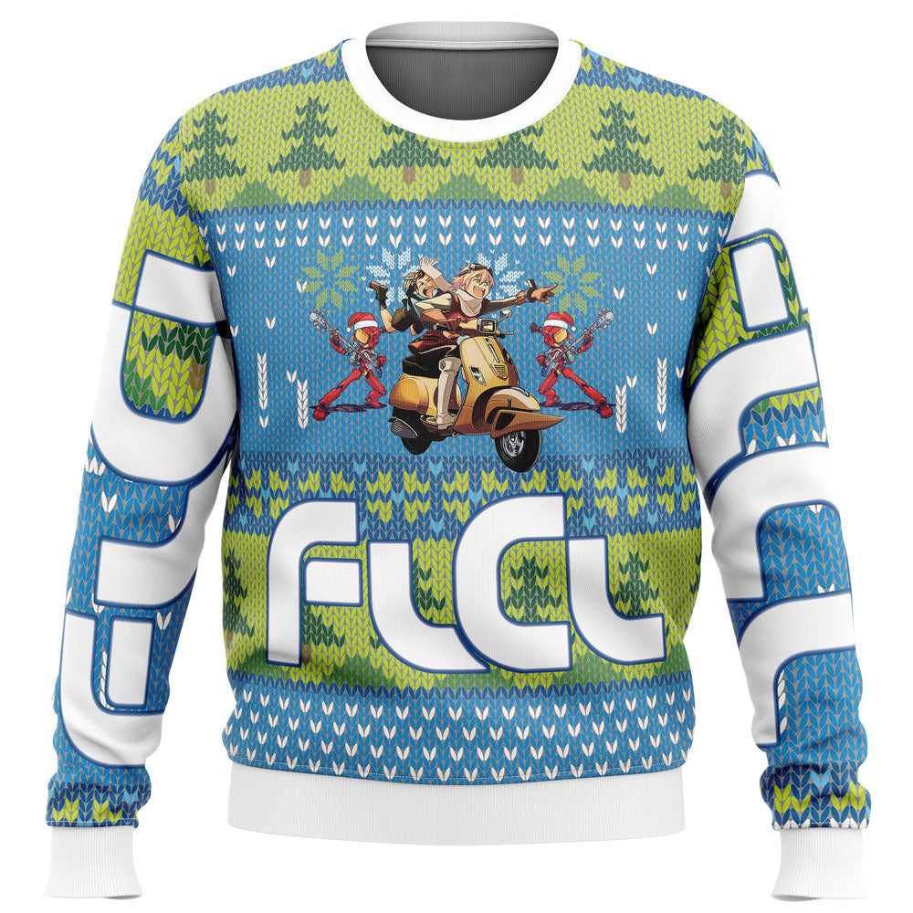FLCL Fooly Cooly Alt Ugly Christmas Sweater - WeCustomit