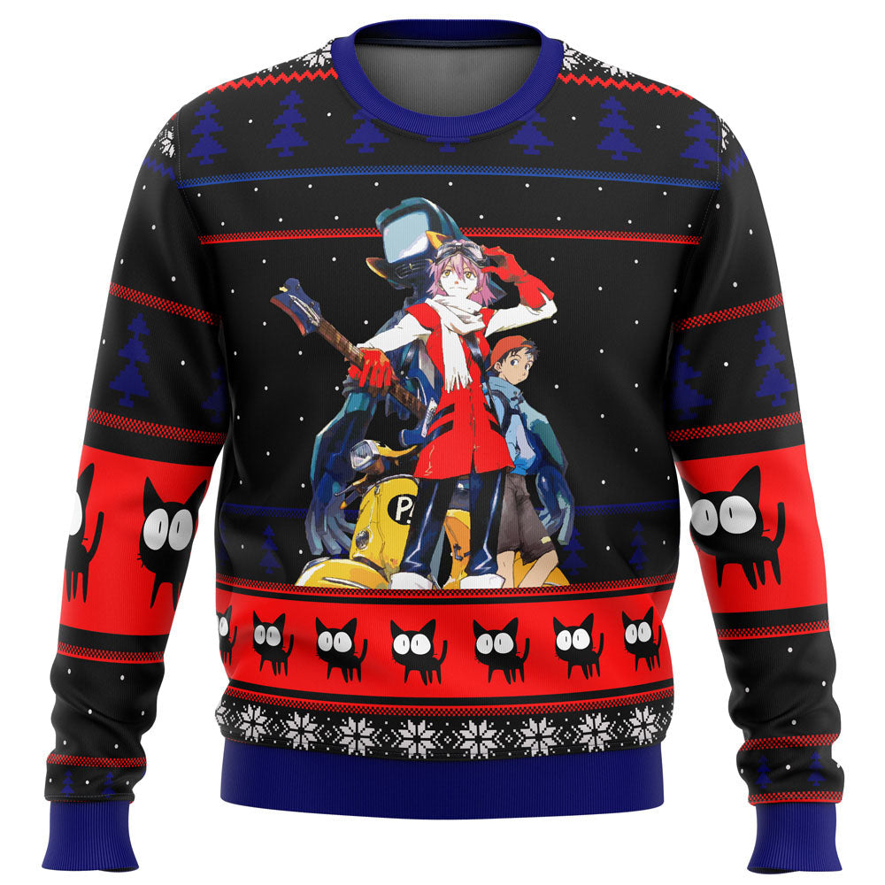 FLCL Poster Ugly Christmas Sweater - WeCustomit
