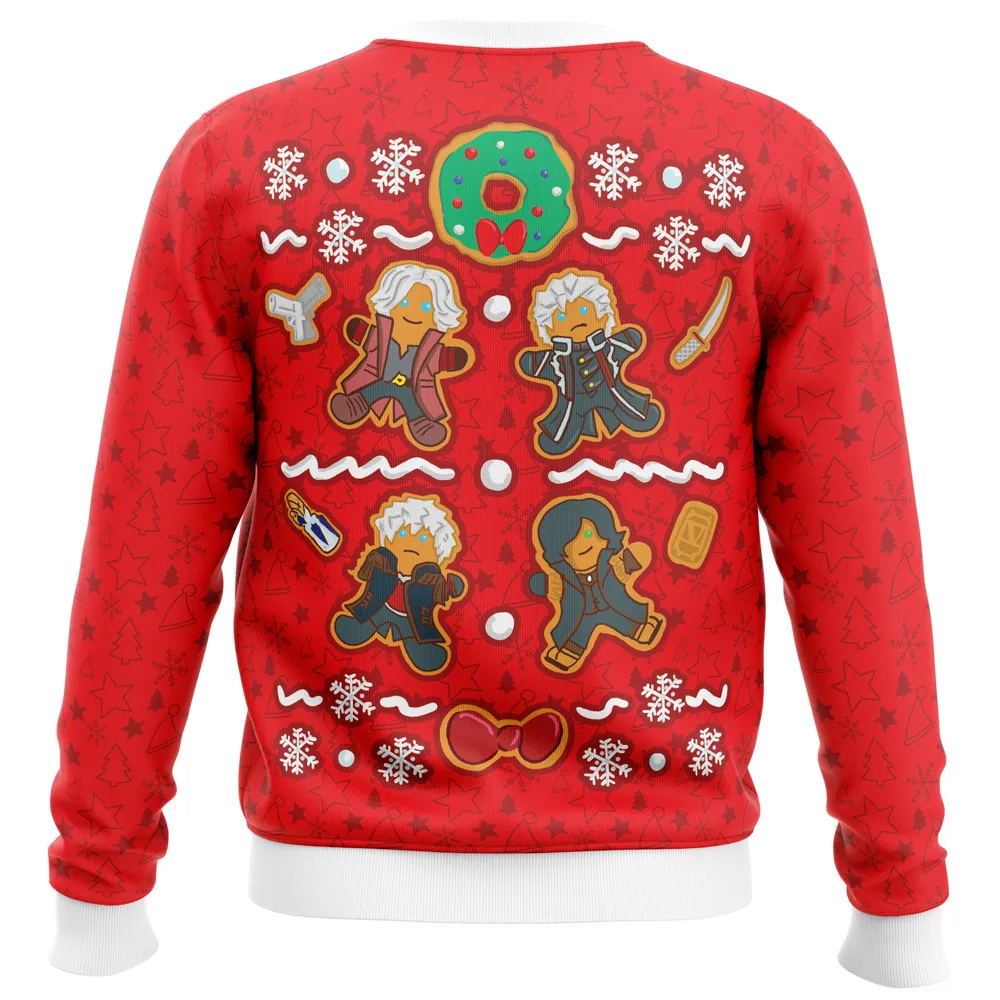 Fresh Baked Devil Hunters Devil May Cry Ugly Christmas Sweater - WeCustomit