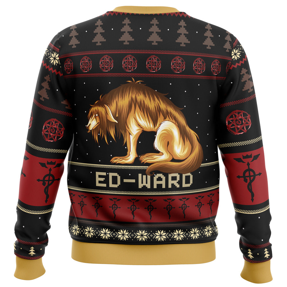 Fullmetal Alchemist Chimera Nina Tucker Ed-ward Ugly Christmas Sweater - WeCustomit