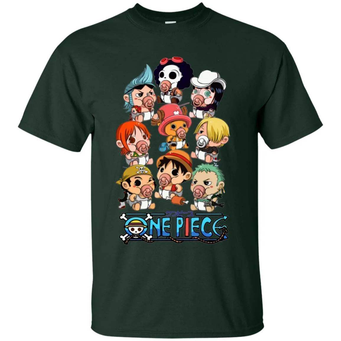 Funny Straw Hat Pirates Chibi One Piece Shirt - WeCustomit