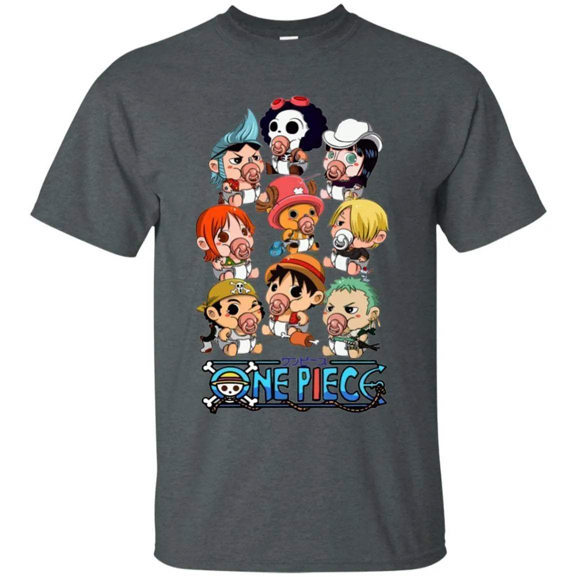 Funny Straw Hat Pirates Chibi One Piece Shirt - WeCustomit