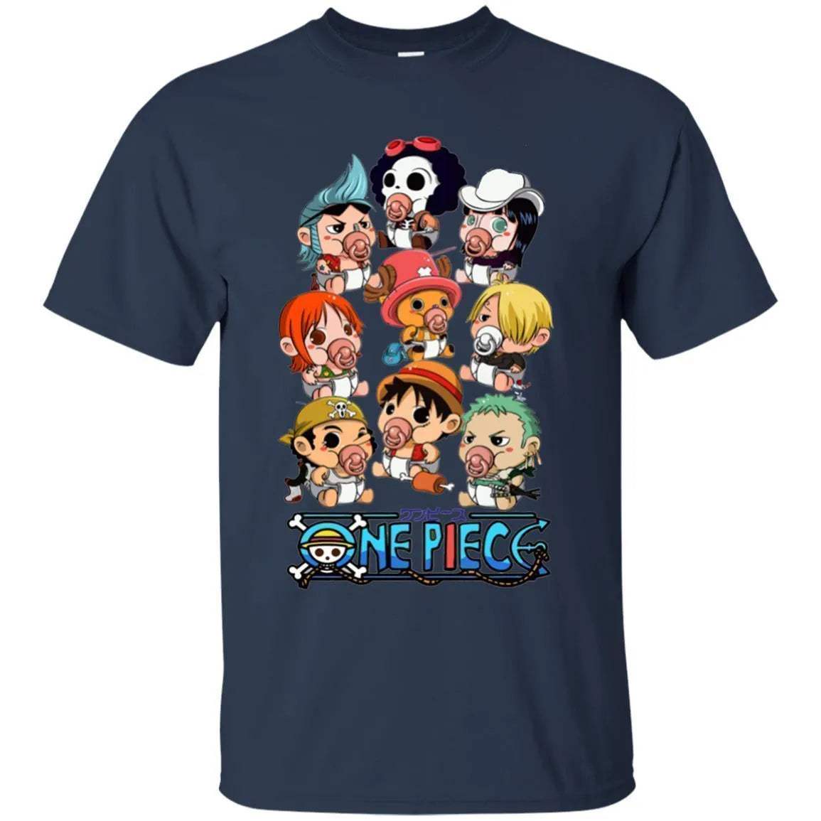 Funny Straw Hat Pirates Chibi One Piece Shirt - WeCustomit
