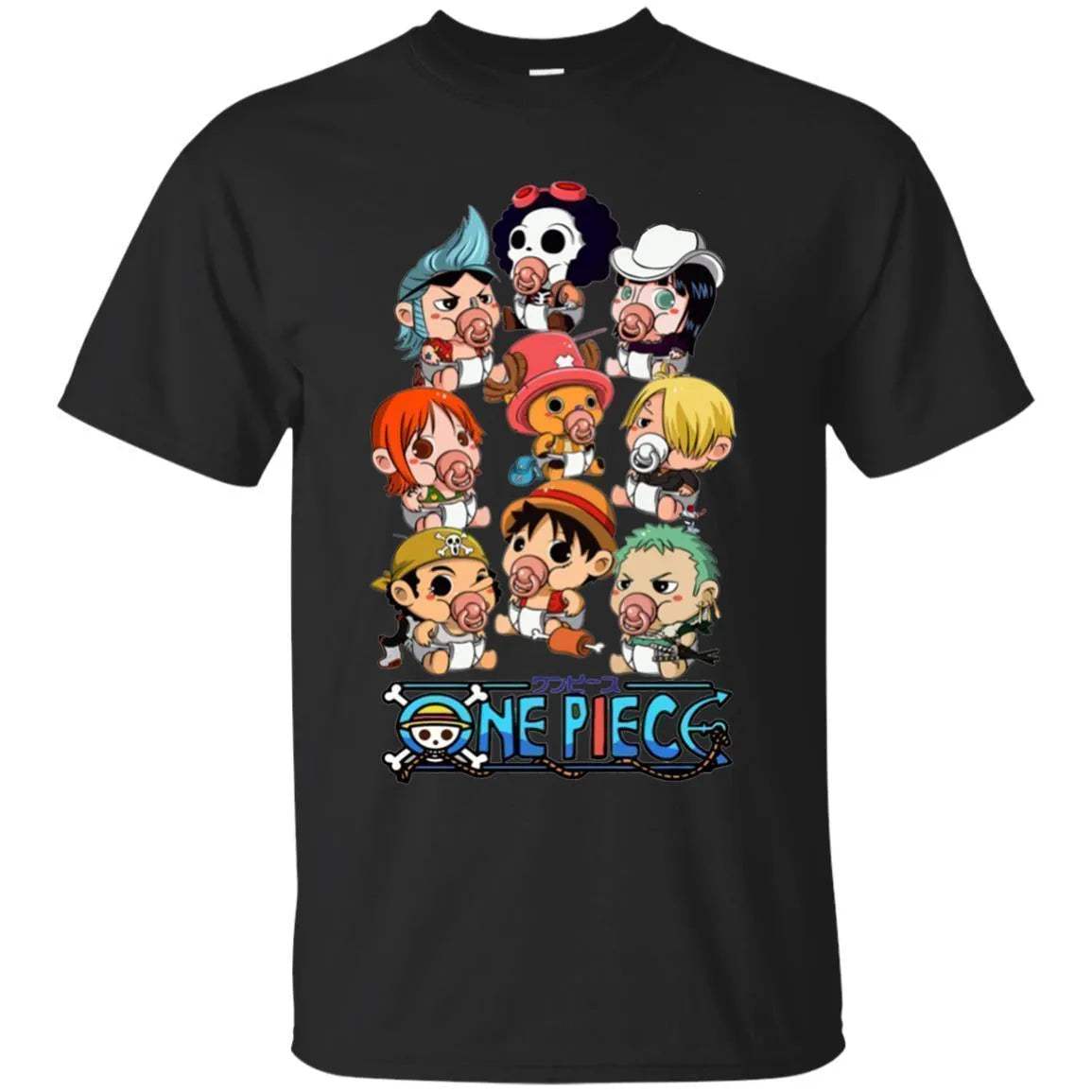 Funny Straw Hat Pirates Chibi One Piece Shirt - WeCustomit