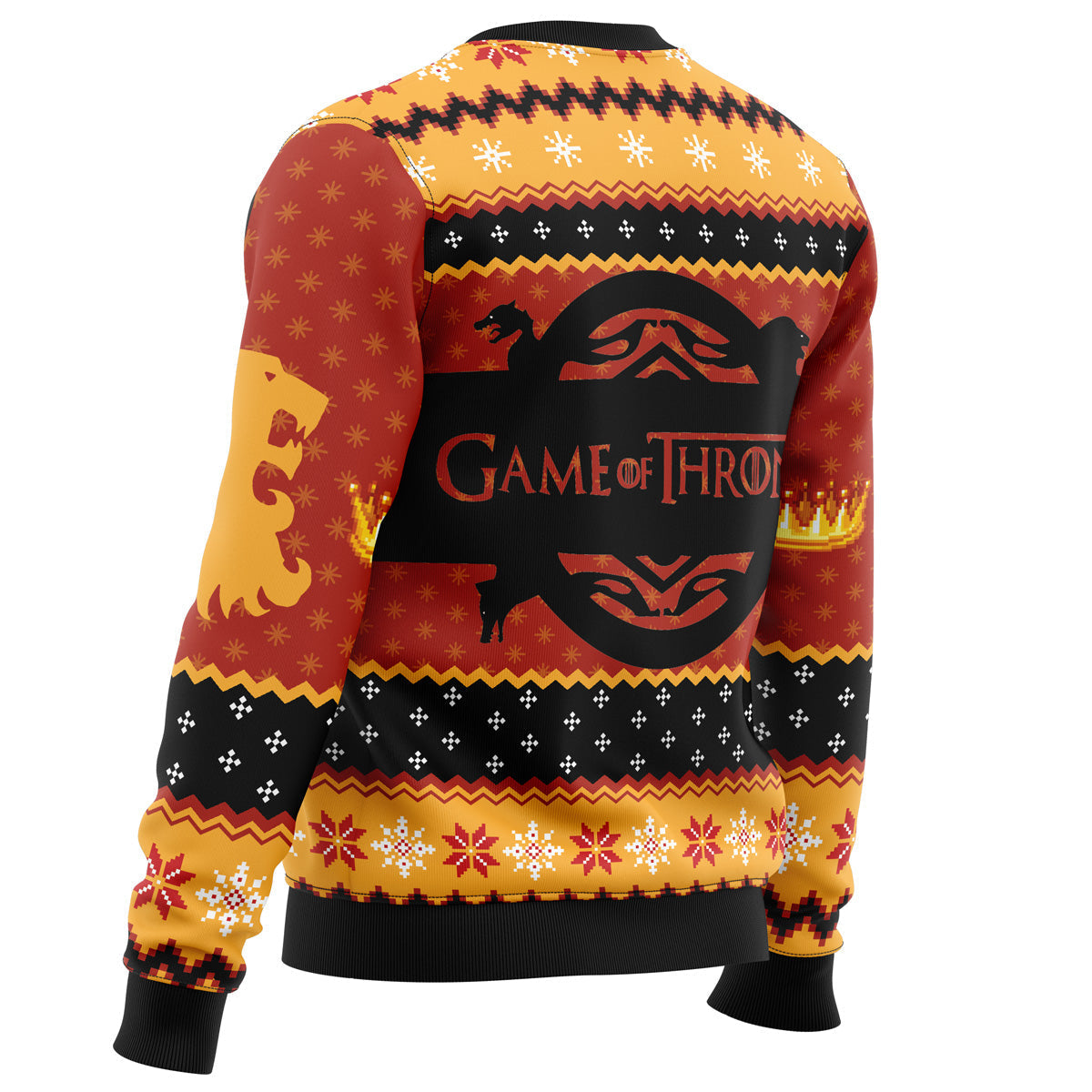 Game of Thrones House Lannister Ugly Christmas Sweater - WeCustomit