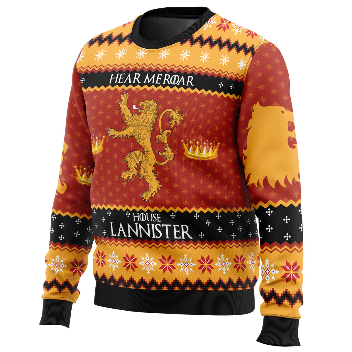 Game of Thrones House Lannister Ugly Christmas Sweater - WeCustomit