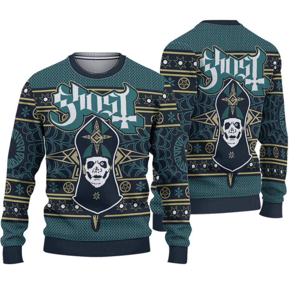 Ghost Band Ugly Christmas Sweater For Men & Women Christmas Gift Sweater PT945 - WeCustomit